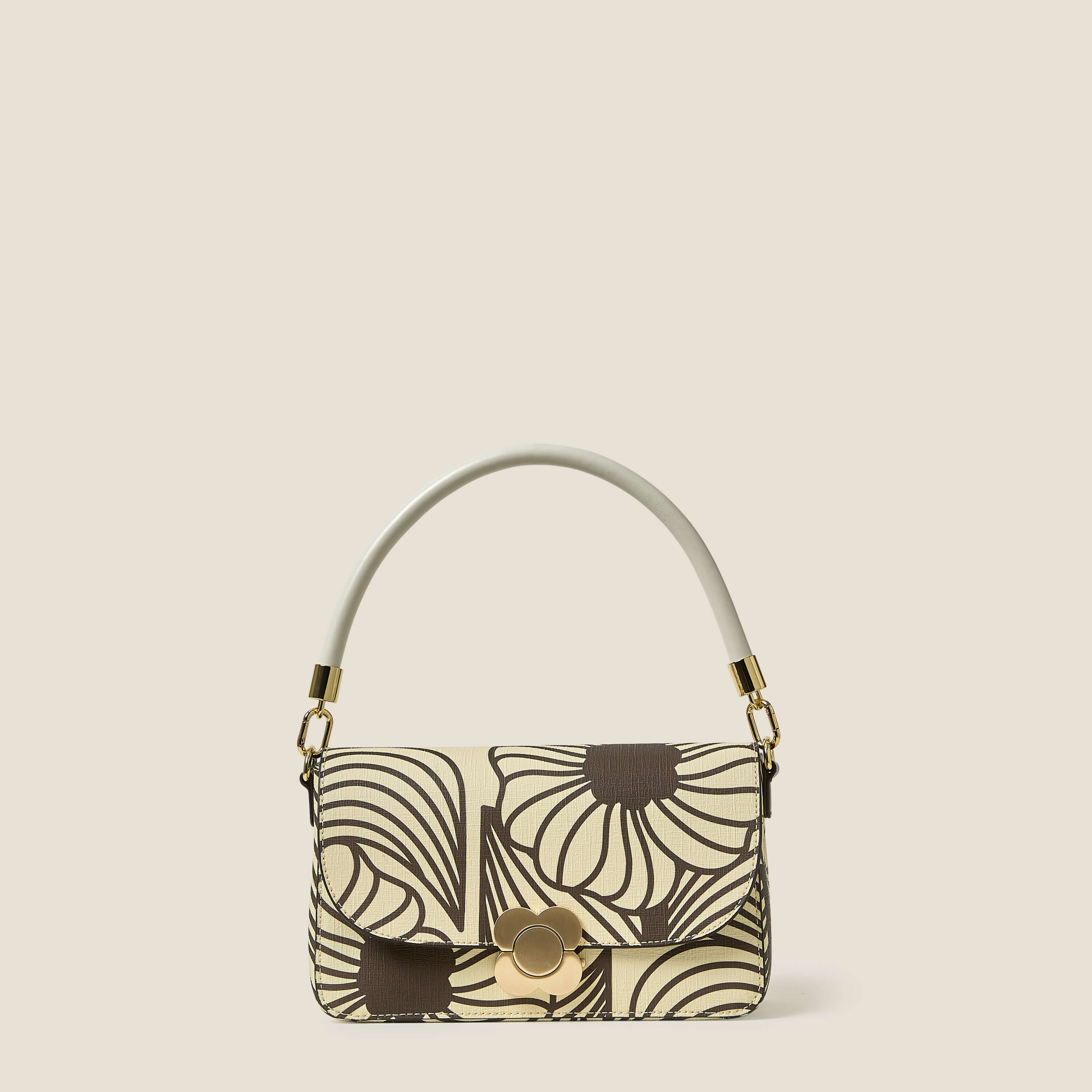 Leather Shoulder Strap - Fresh Cream