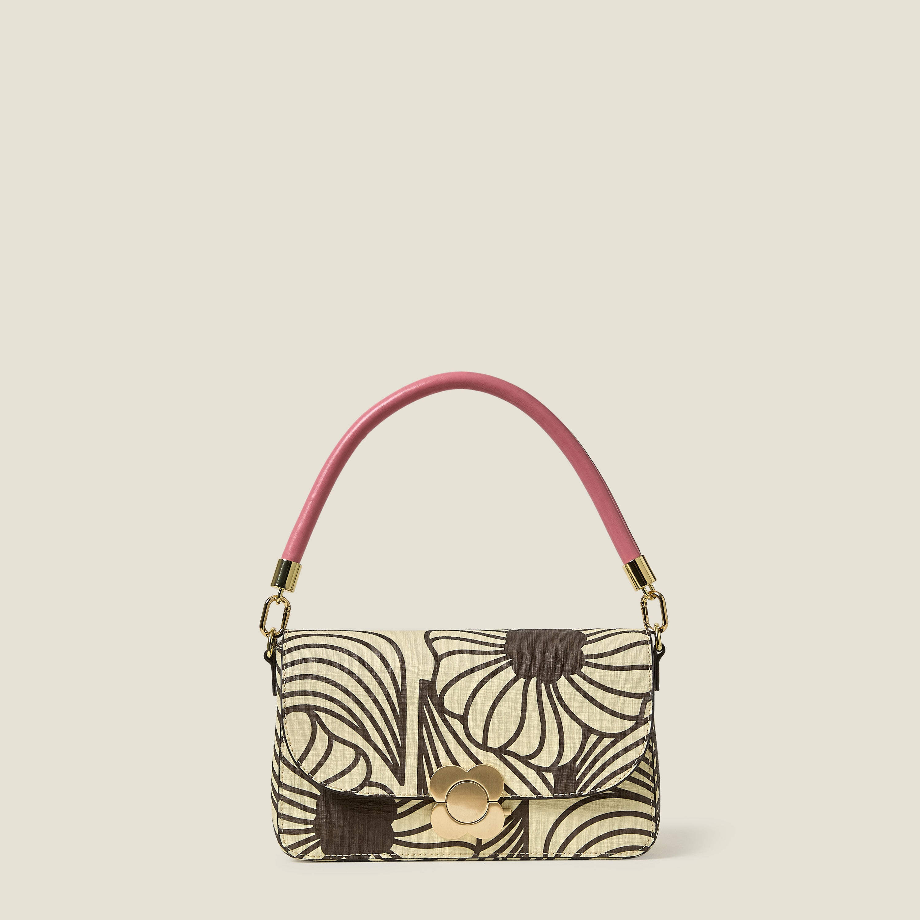 Leather Shoulder Strap - Pink