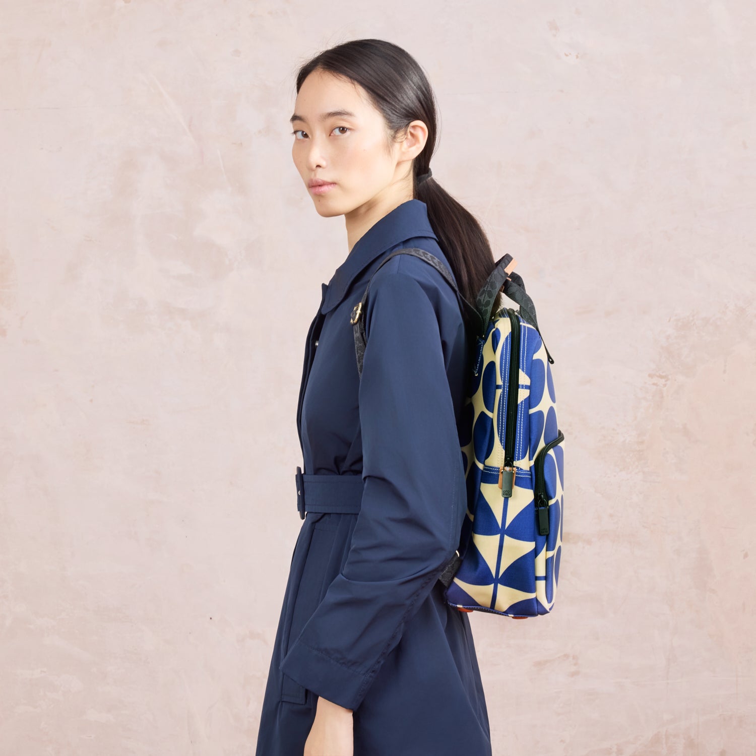 Lotta Backpack - Solid Stem Indigo