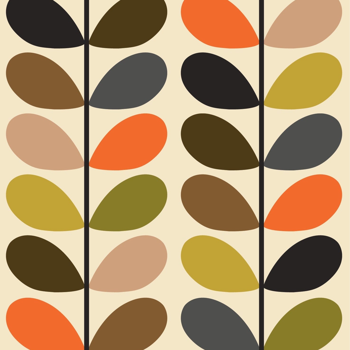 Multi Stem Wallpaper - Sample ROW