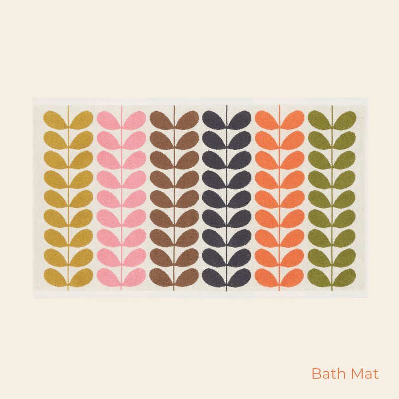 Multi Stem Bath Mat in Auburn by Orla Kiely