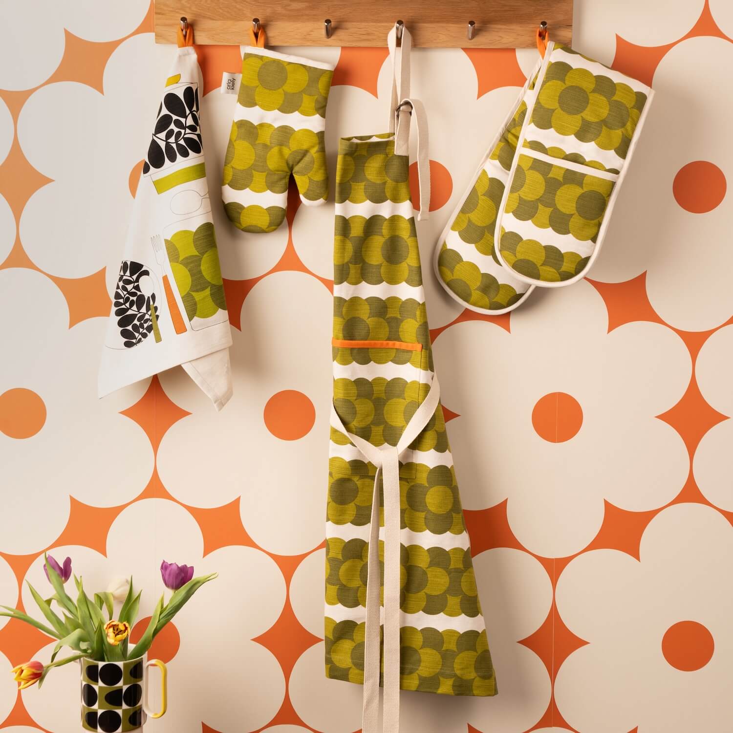 Retro Stripe Apron