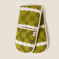 Retro Stripe Double Oven Glove