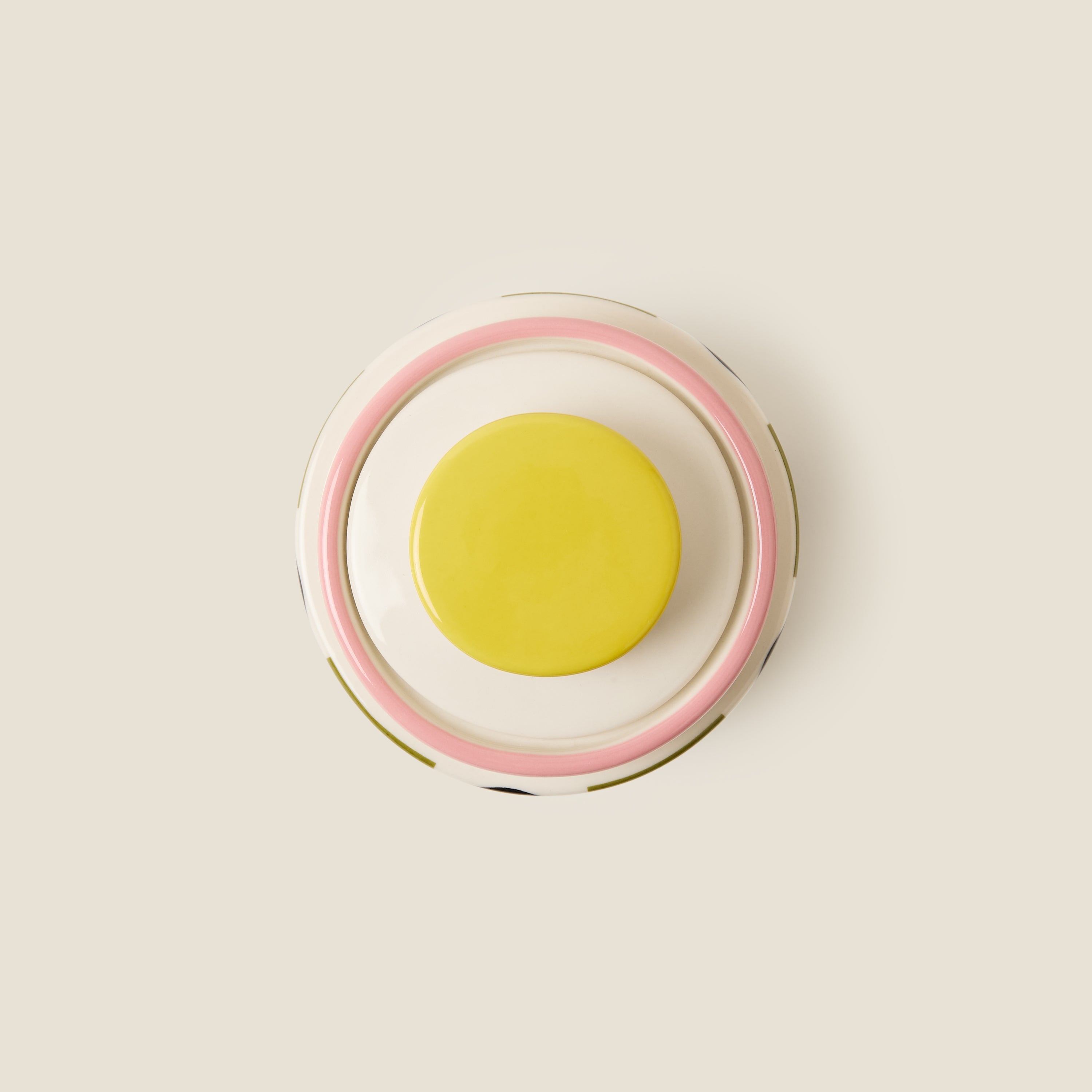 Storage Jar - Spot Square Oval