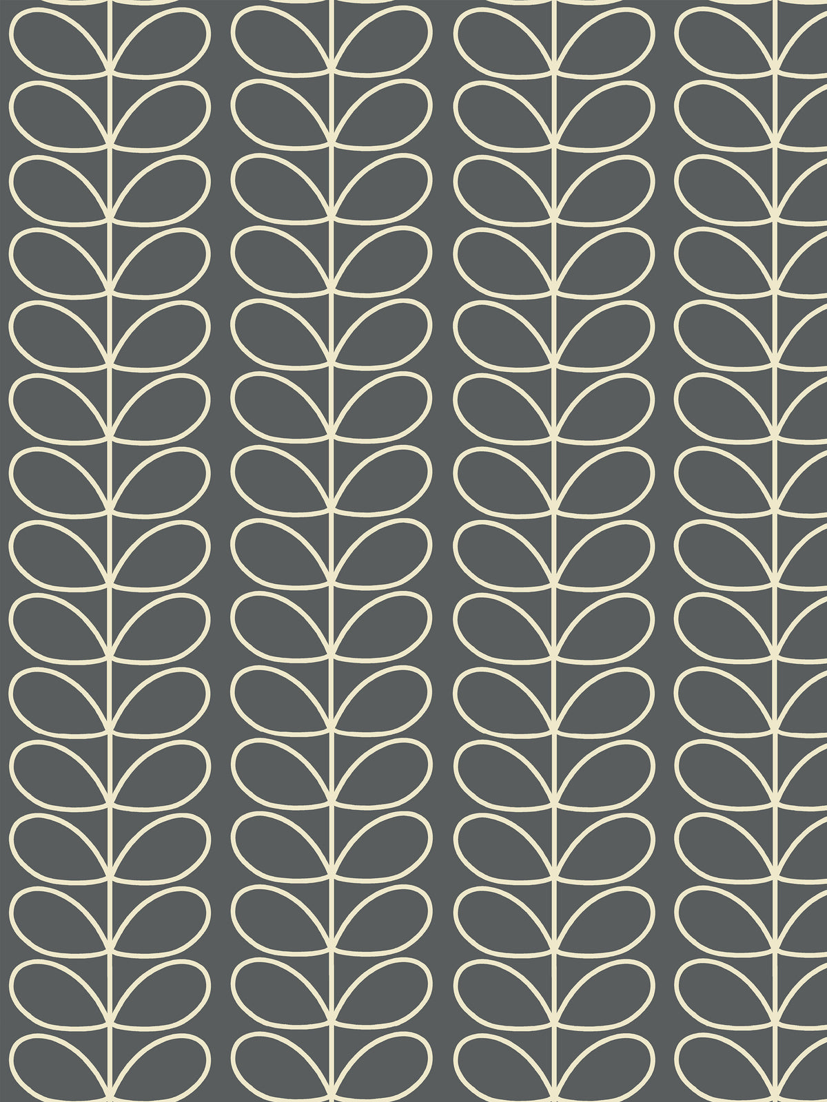Linear Stem Cool Grey Made to Measure Curtain