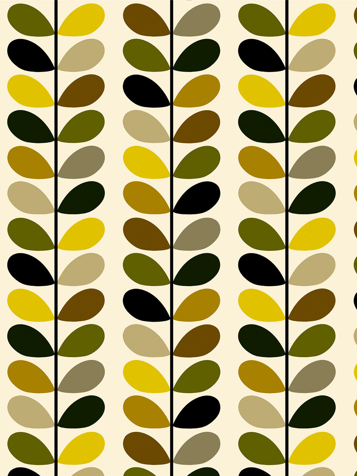 Multi Stem Yellow Made to Measure Roman Blind