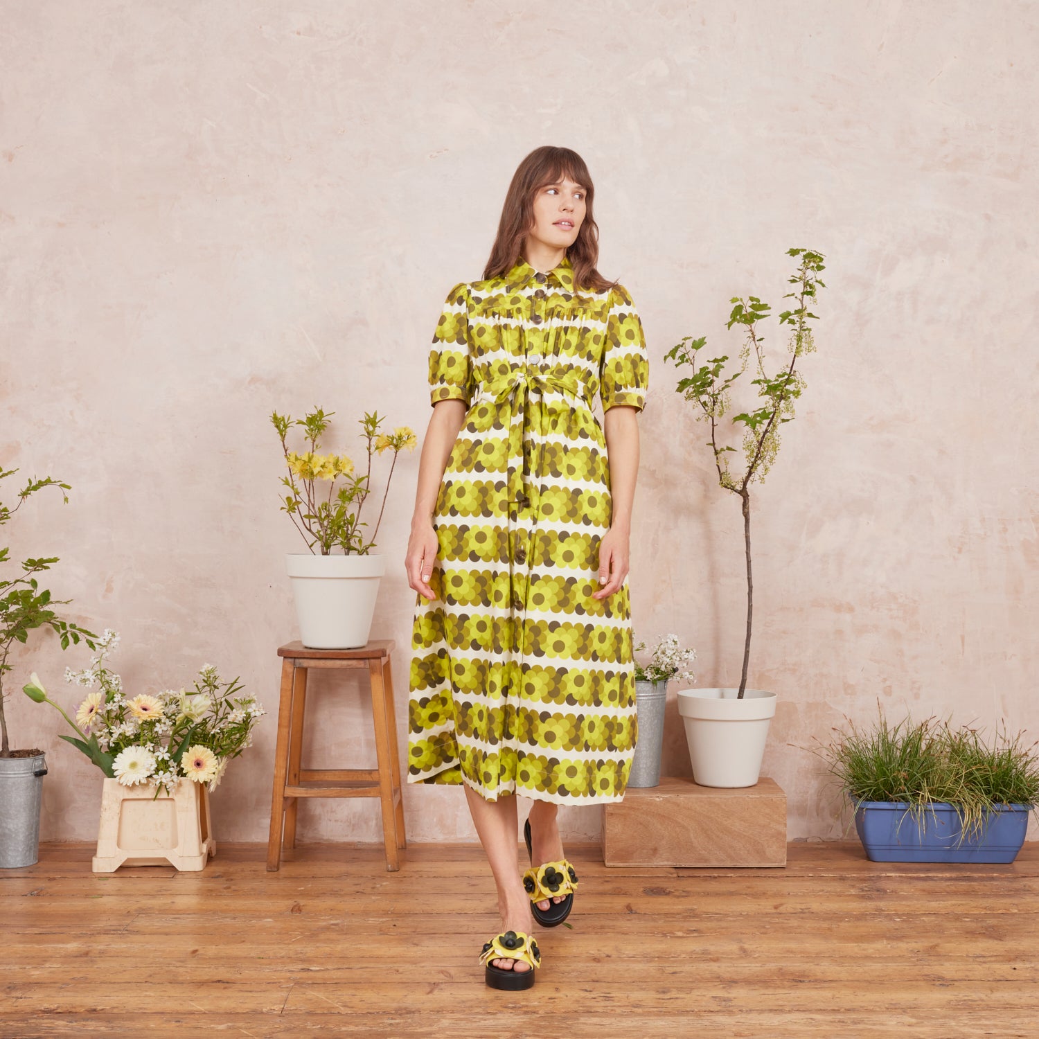 strapless open back dress The Anna Shirt Dress