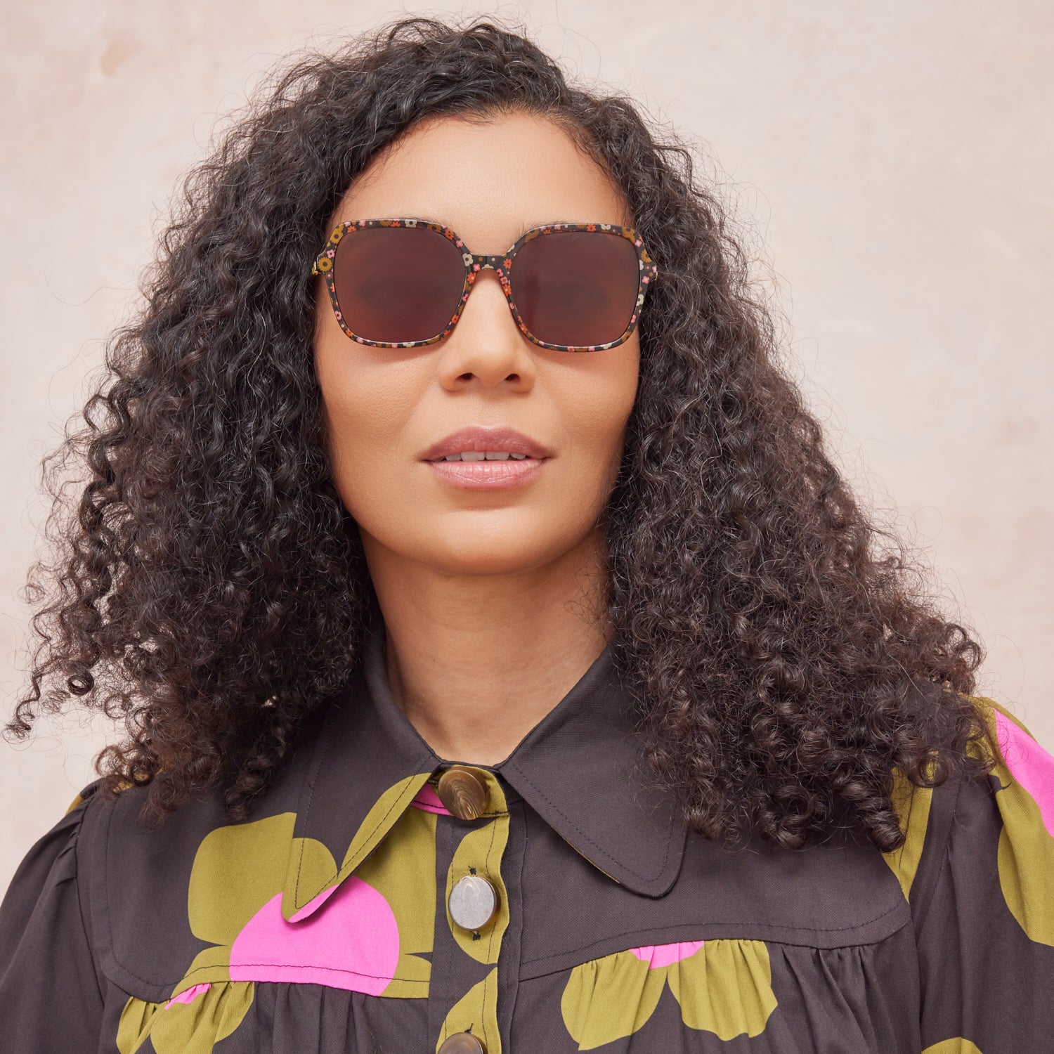 Camellia Sunglasses - Full Bloom Persimmon