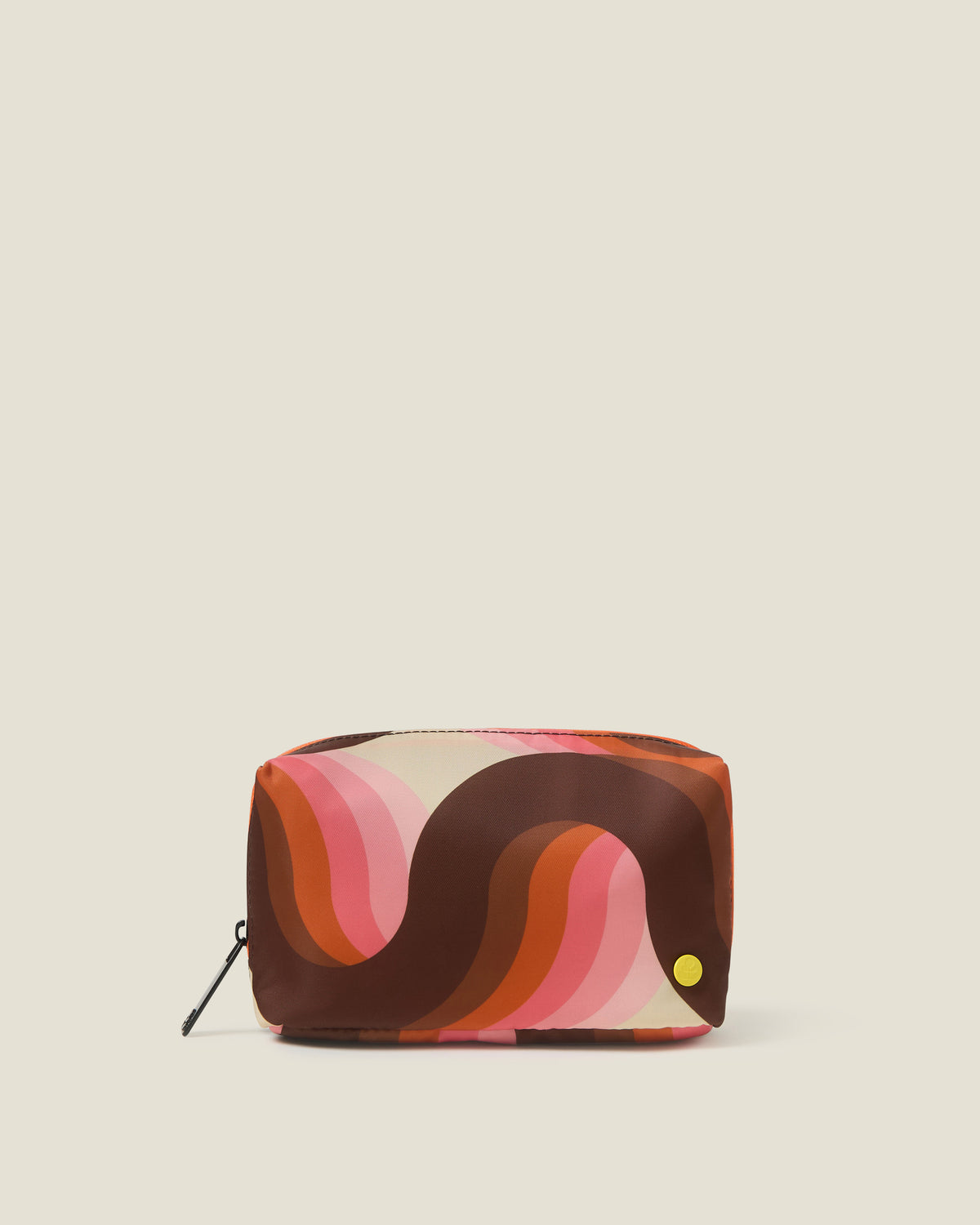 Beta Medium Pouch - Rolling Waves Rose