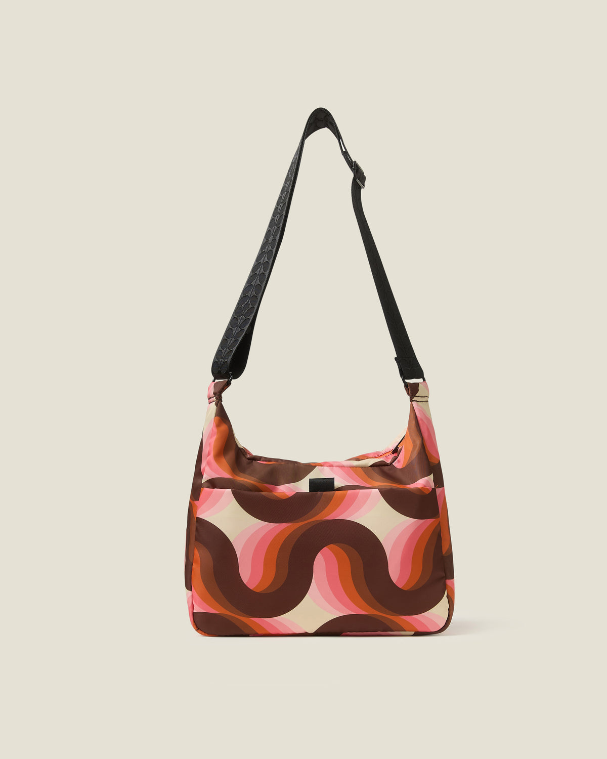 Area Hobo Crossbody - Rolling Waves Rose