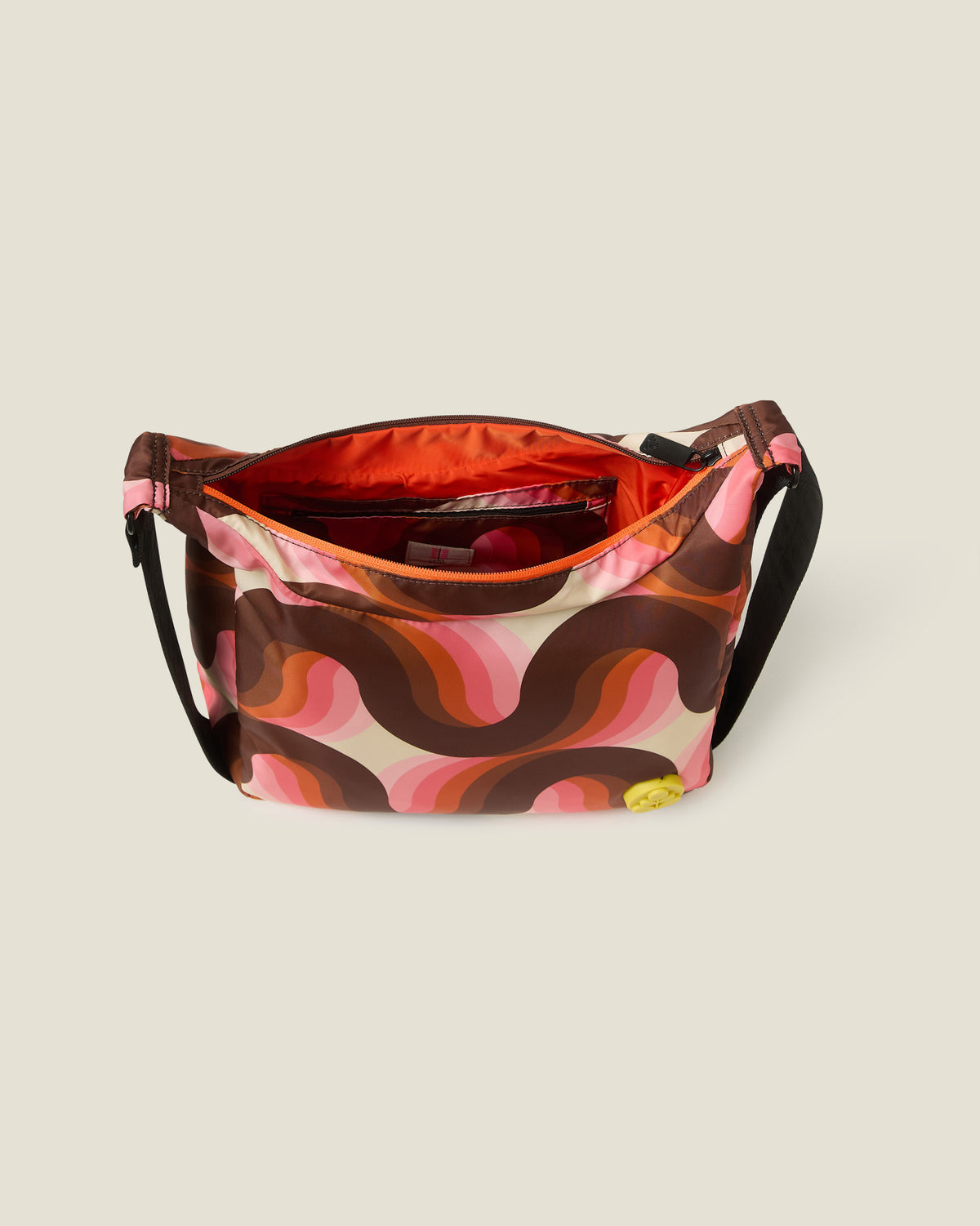 Area Hobo Crossbody - Rolling Waves Rose