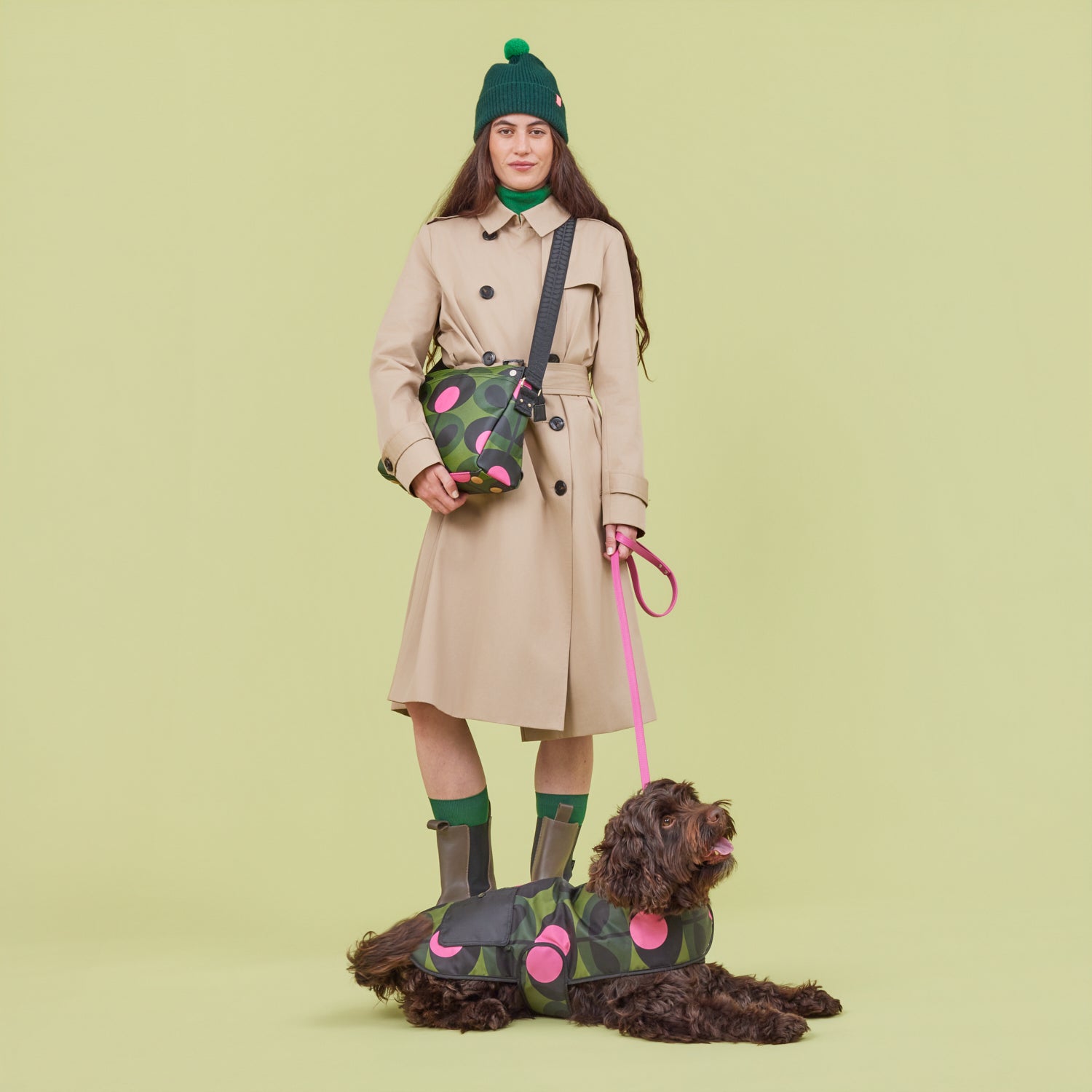 Dog Coat - Oval Stem Forest