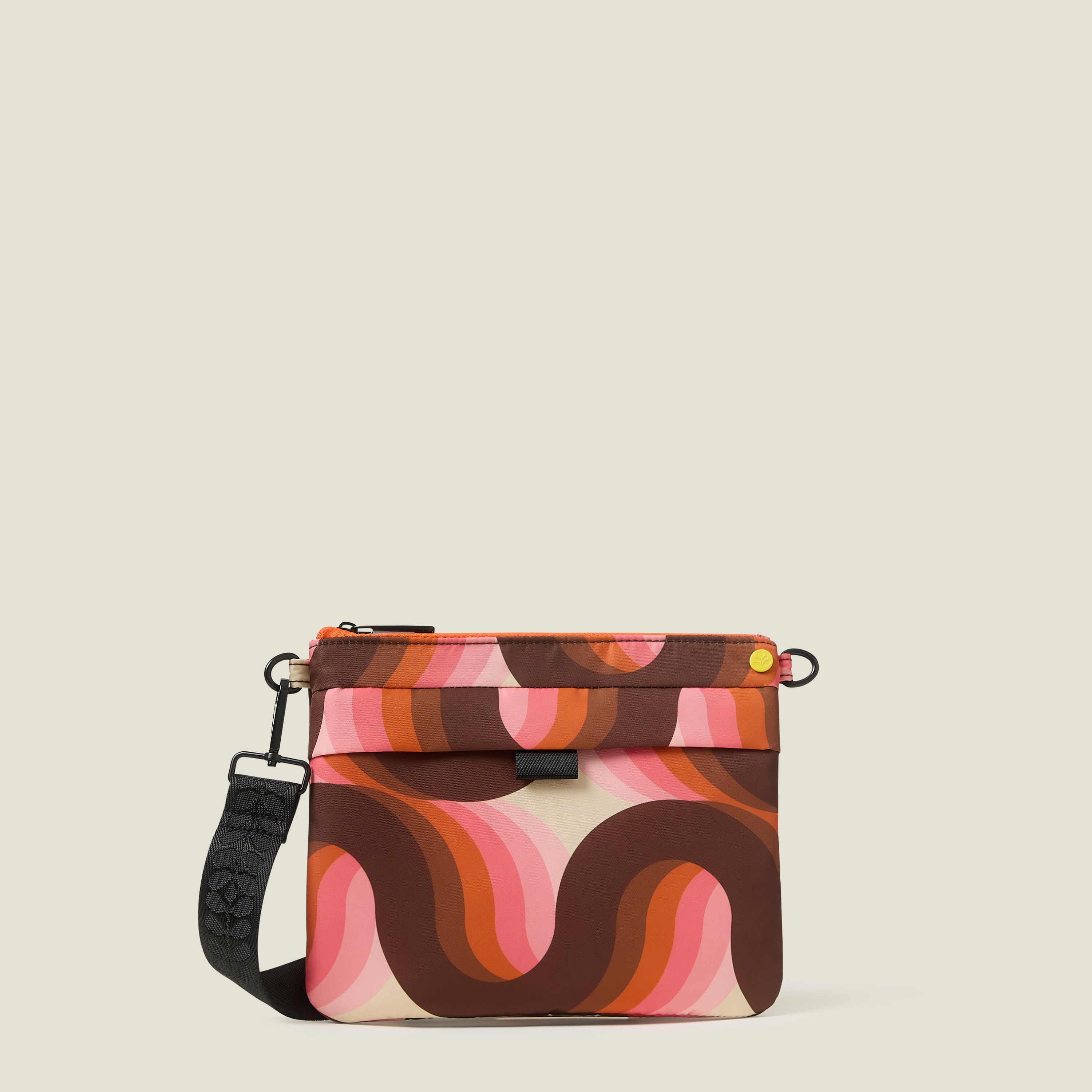 Quadrant Crossbody - Rolling Waves Rose