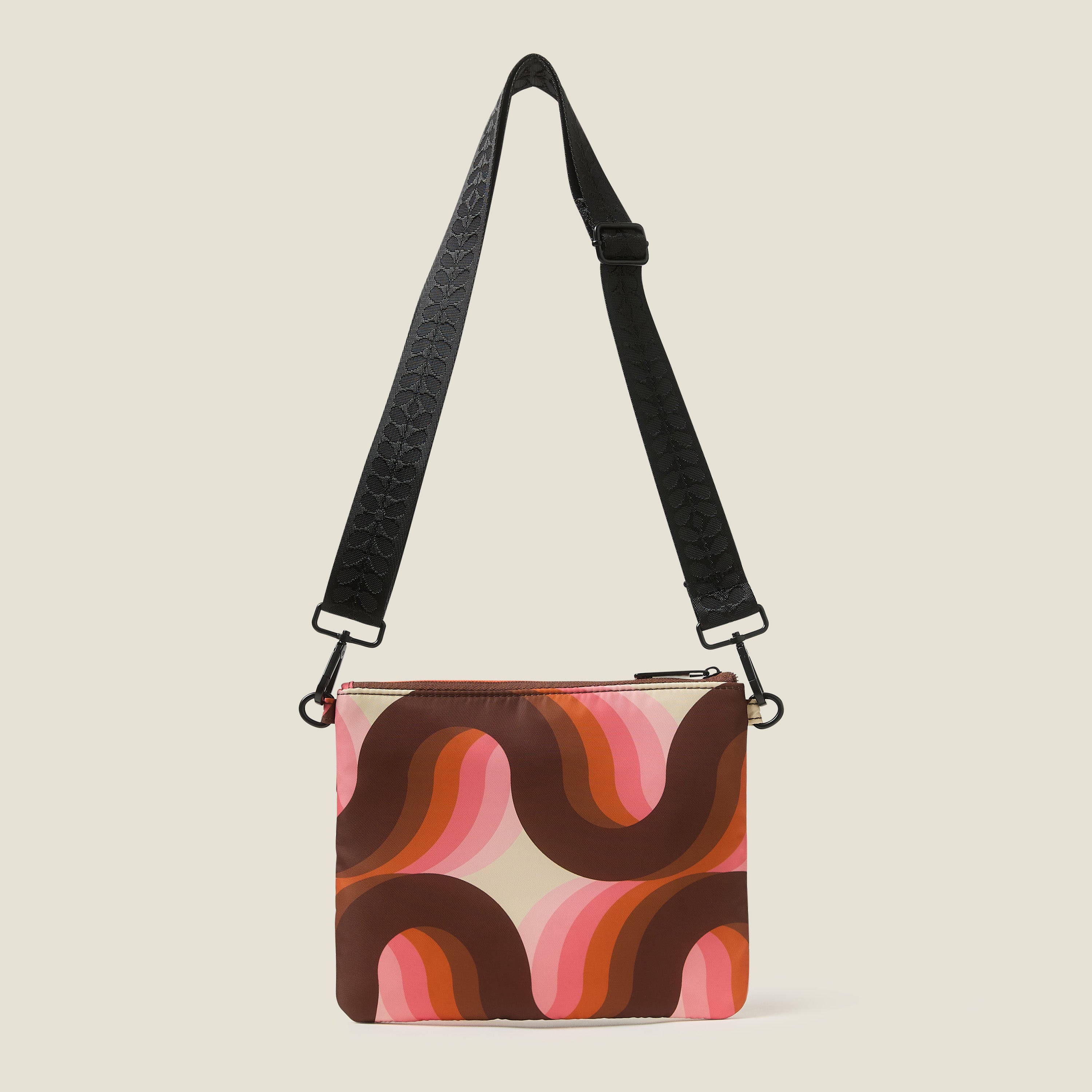Quadrant Crossbody - Rolling Waves Rose