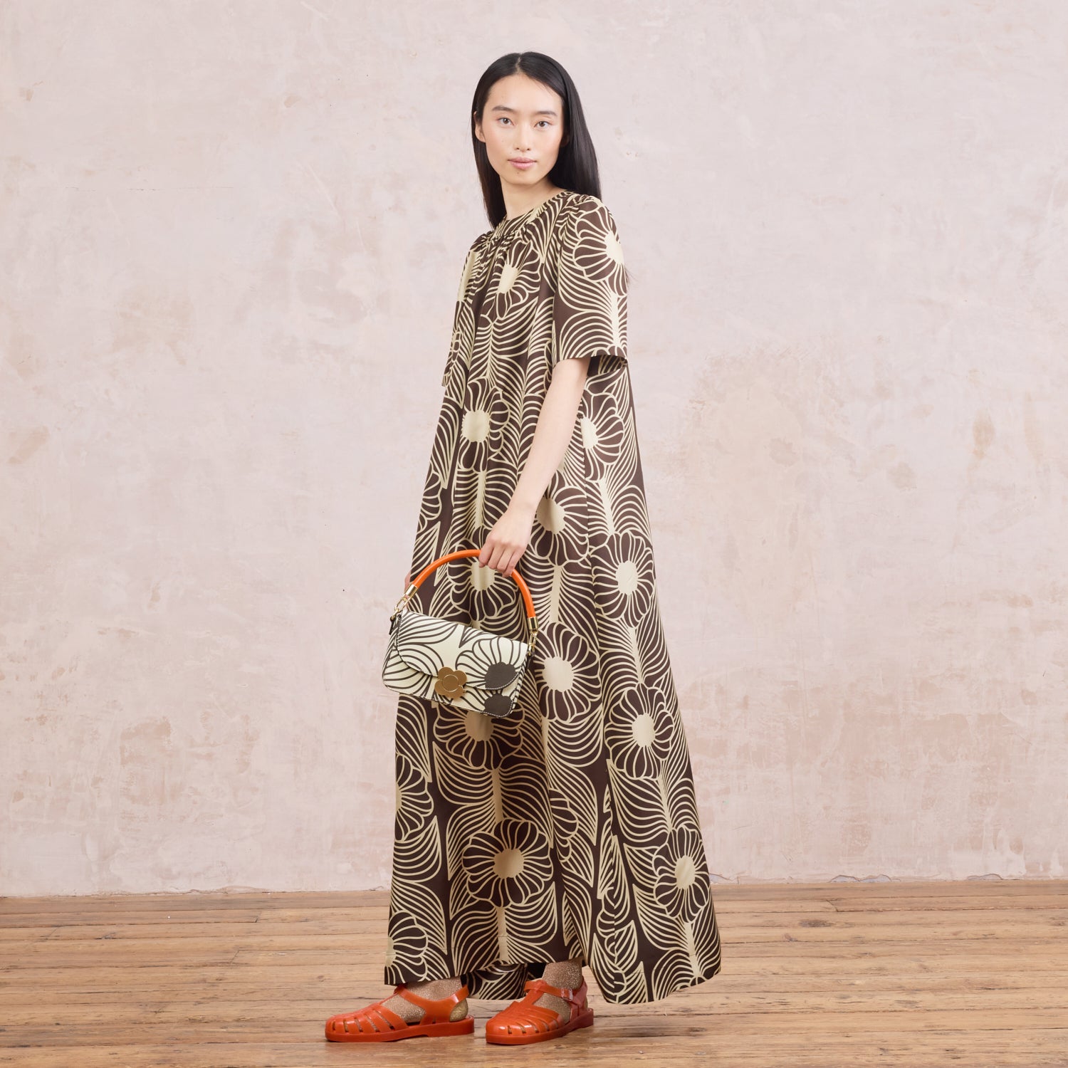 Small Vera Crossbody Bag - Moonflower Desert