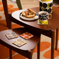 Spot Square Oval Set of 4 Coasters