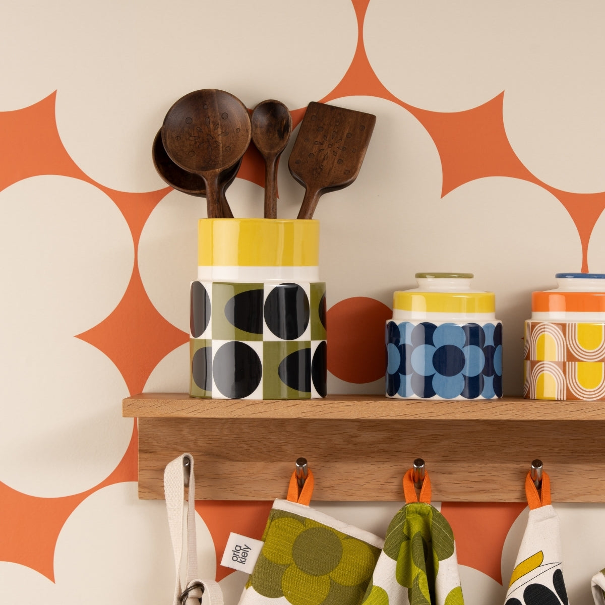 Spot Square Oval Utensil Pot