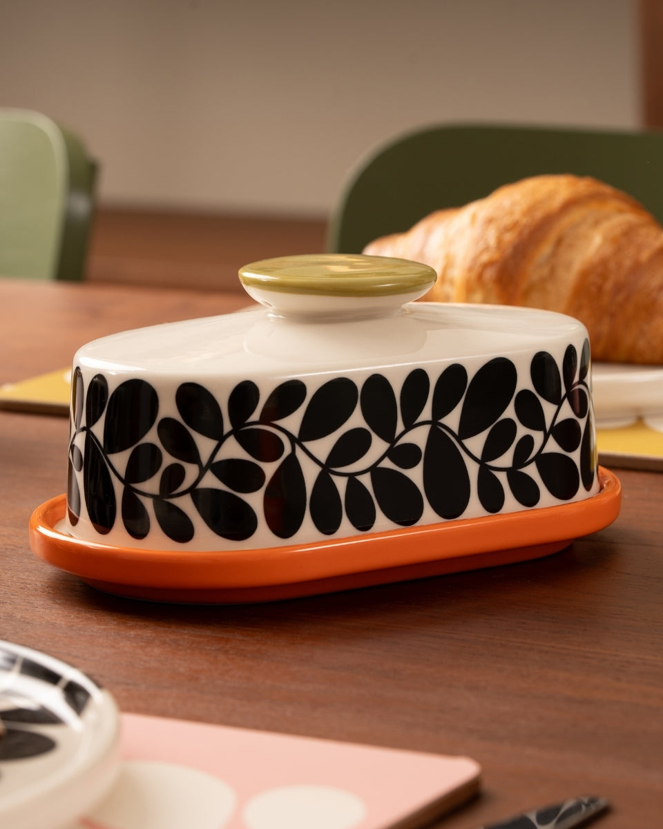 Sycamore Stripe Butter Dish