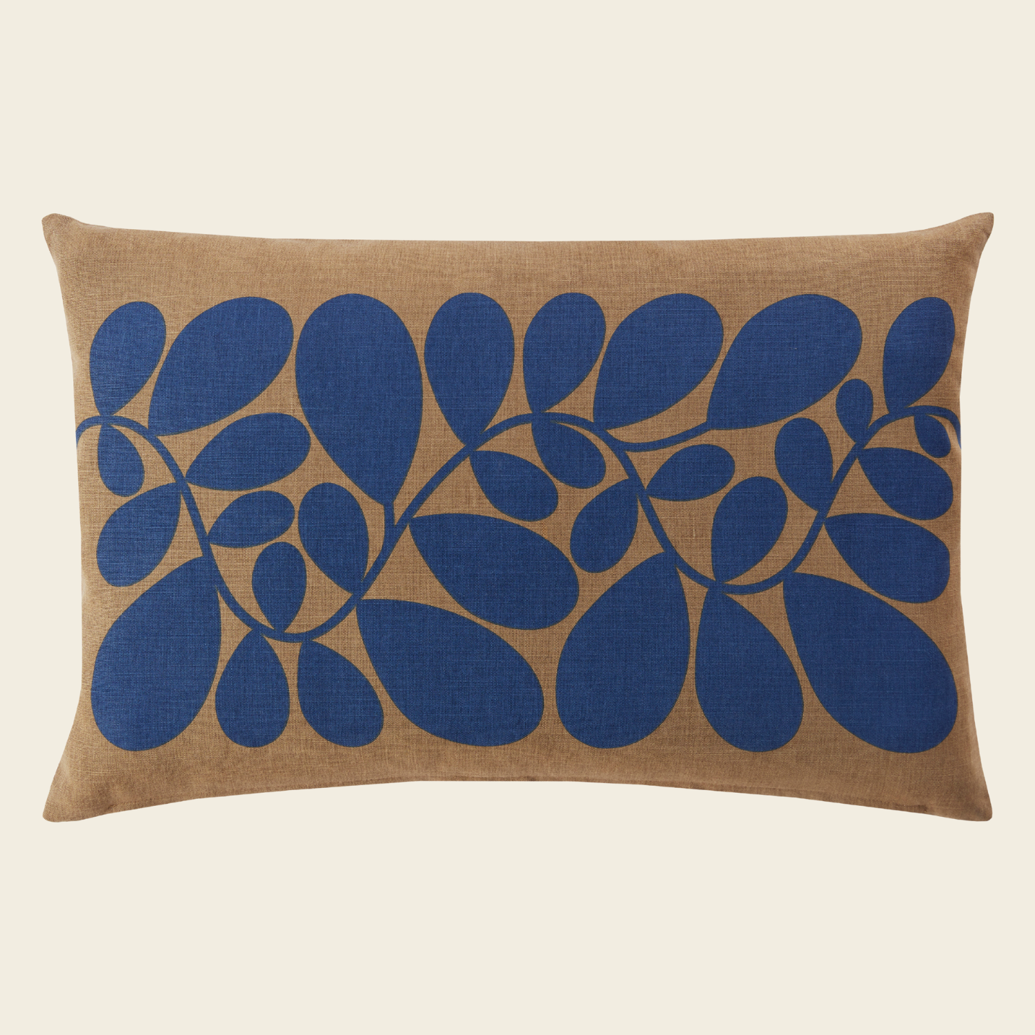 Sycamore Stripe Cushion - Coffee