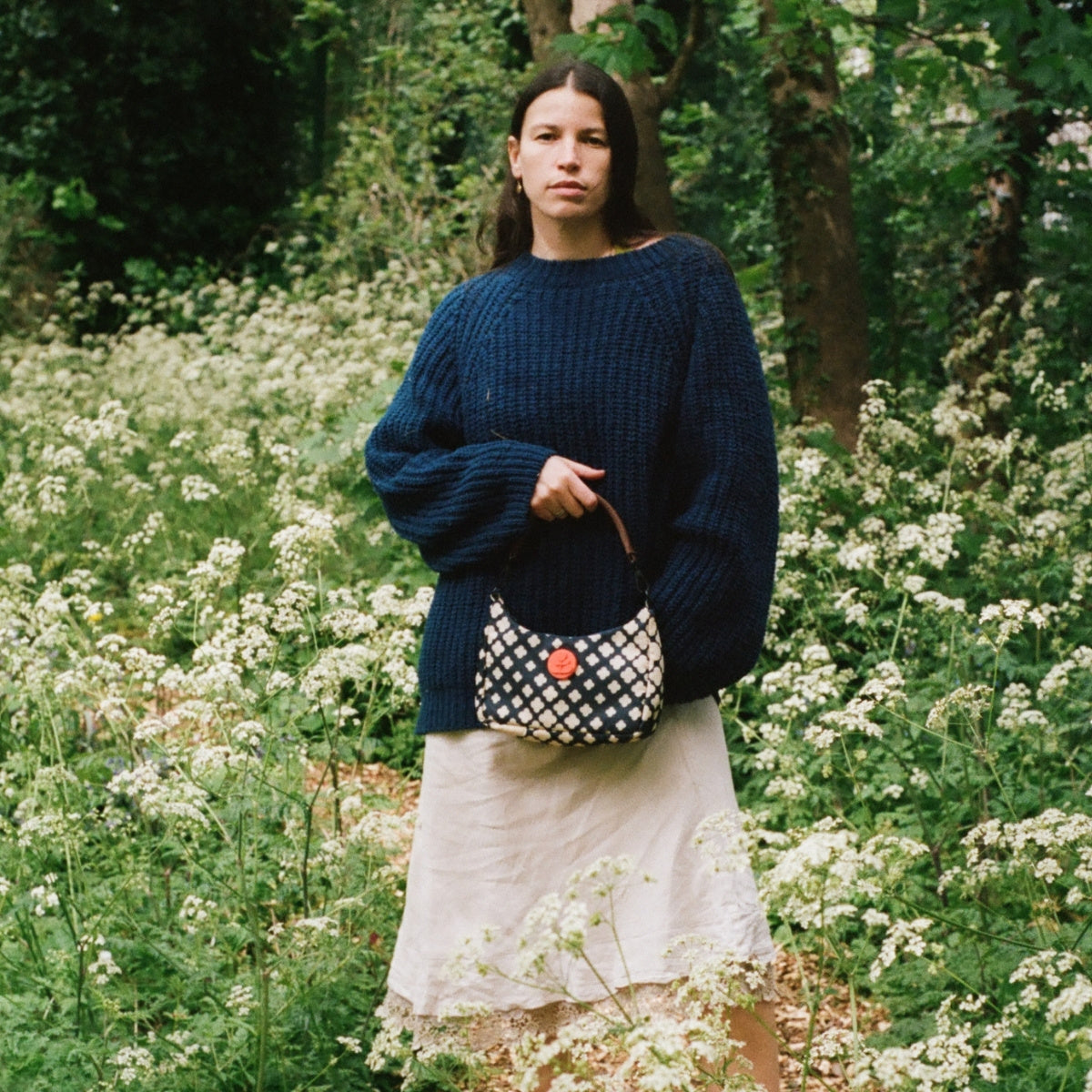 Venn Mini Shoulder Bag - Flower Galaxy Midnight