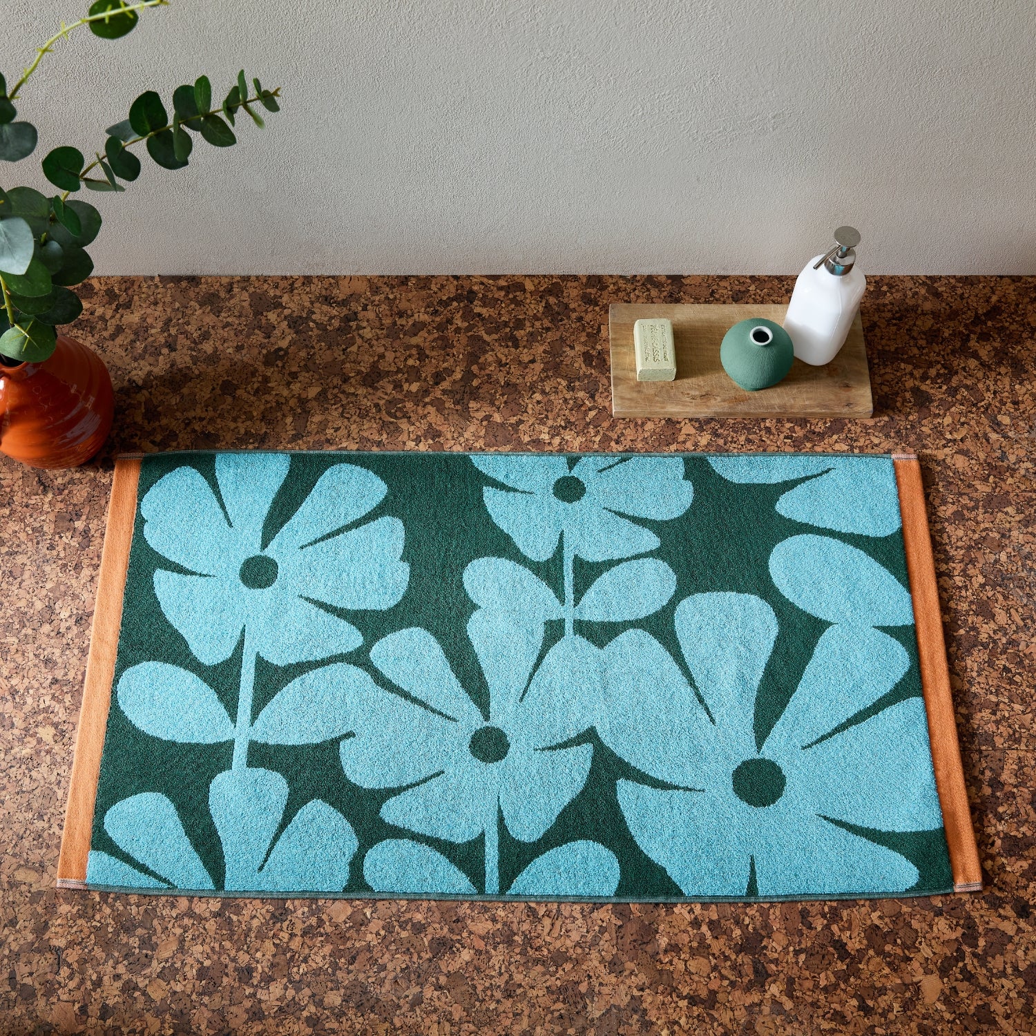 Wildflower Towels - Blue Lagoon