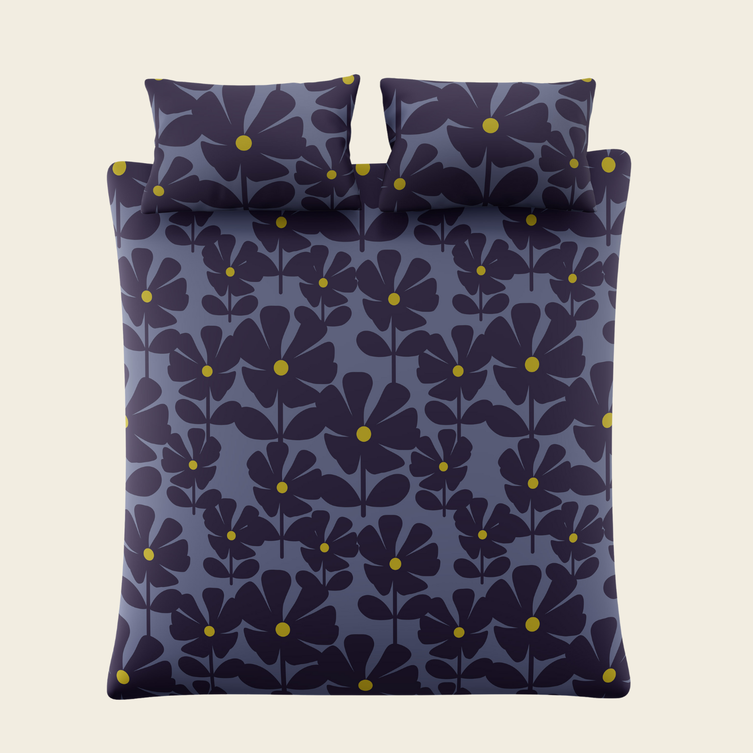 Wildflower Bed Linen Set - Indigo