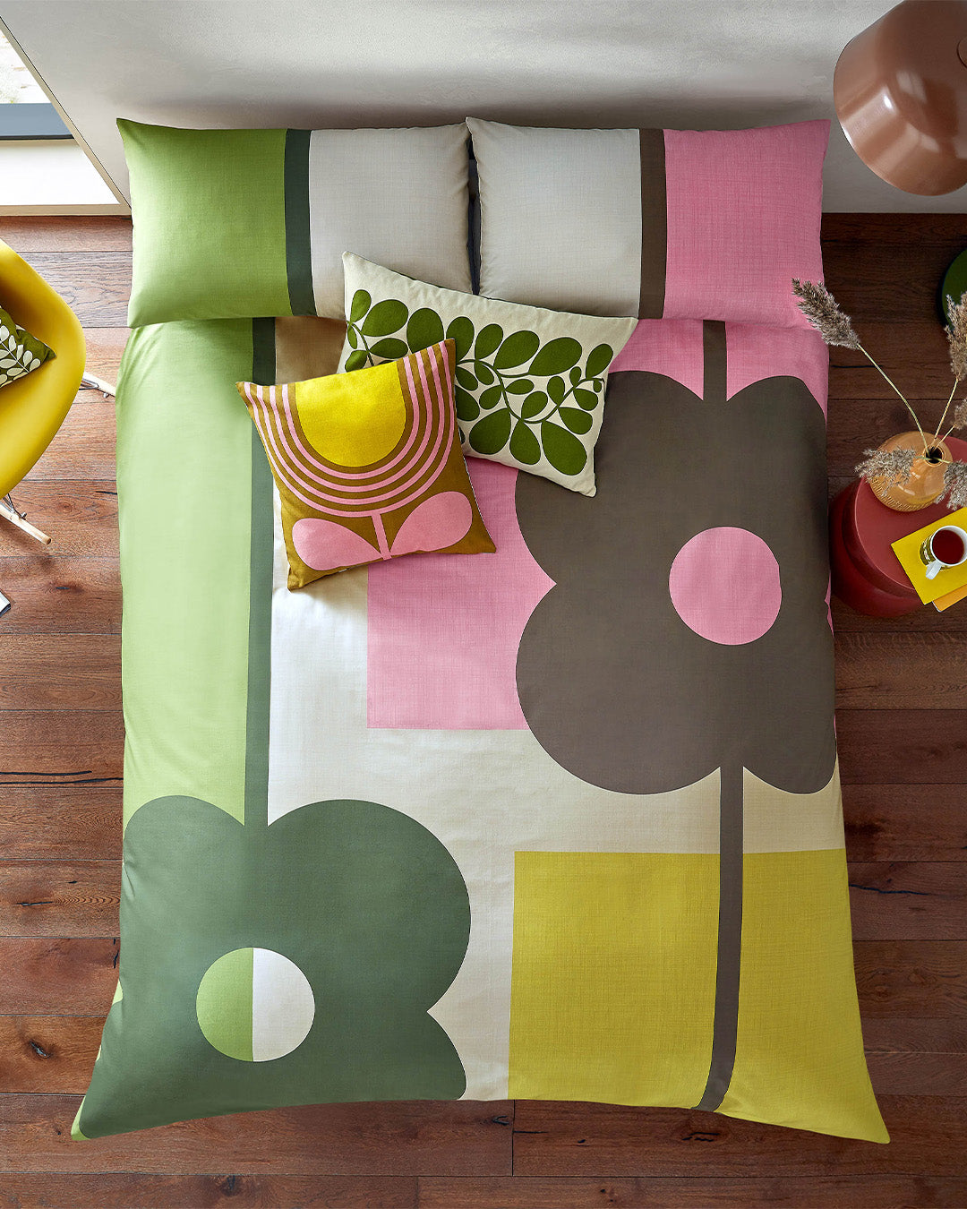 Abacus Block Bed Linen Set - Multi