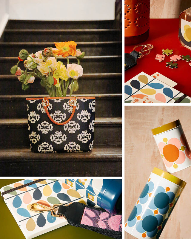Collage of Orla Kiely gifts