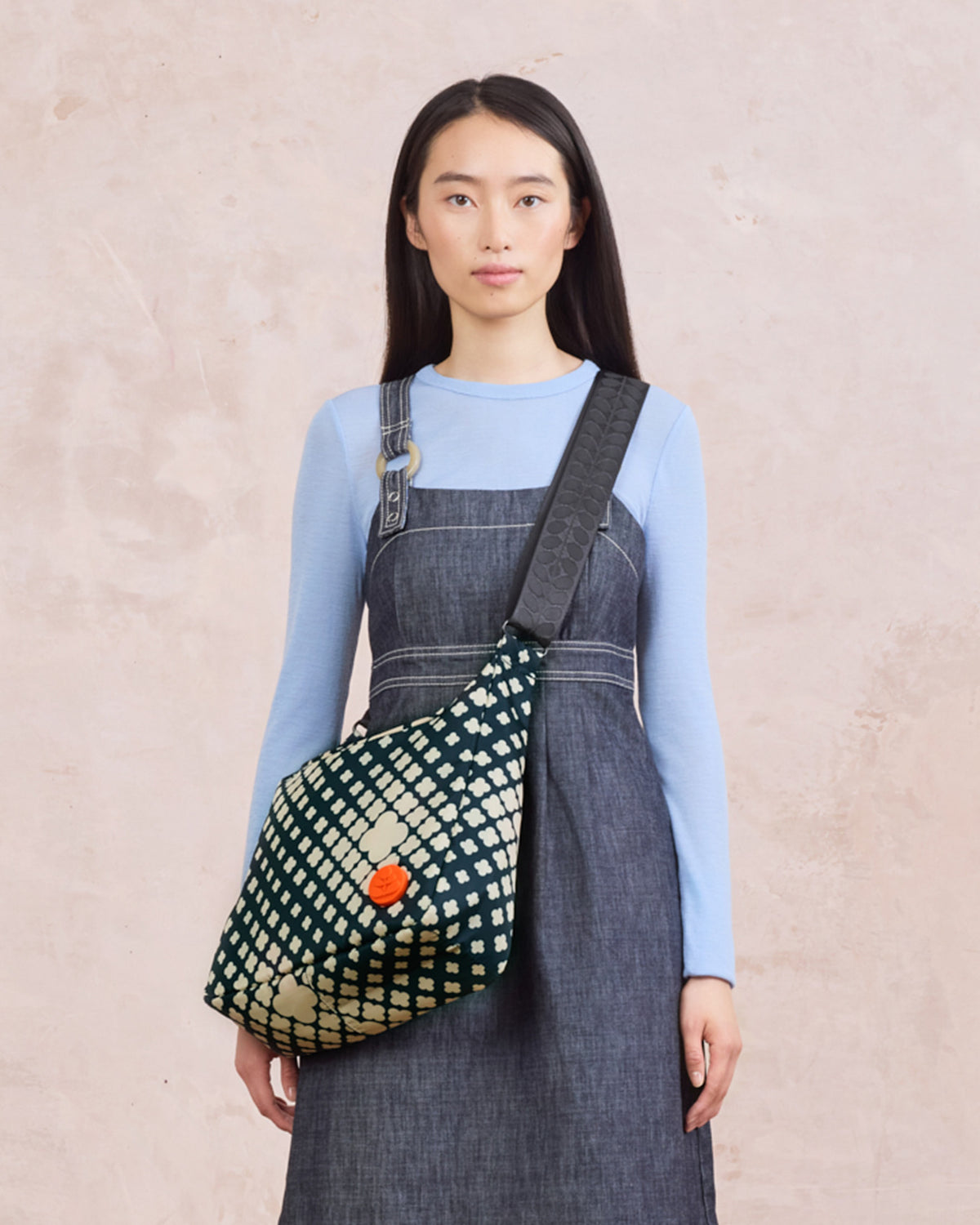 Area Hobo Crossbody - Flower Galaxy Midnight