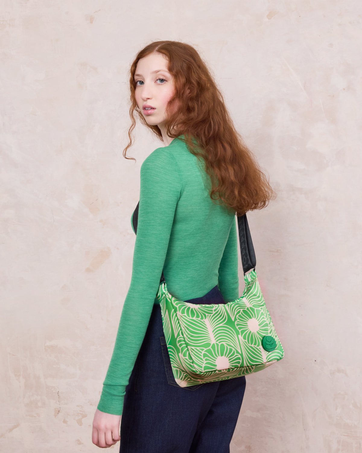 Ratio Small Hobo Bag - Moonflower Spring Green