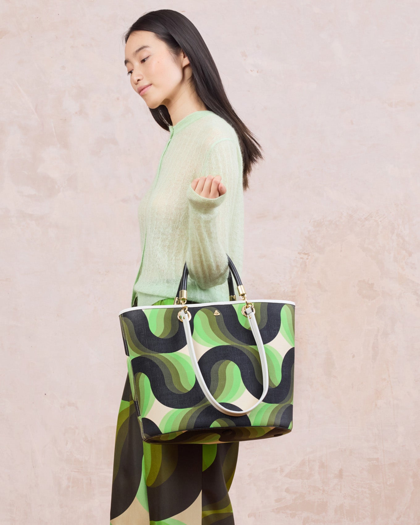 Smile Tote - Rolling Waves Electra