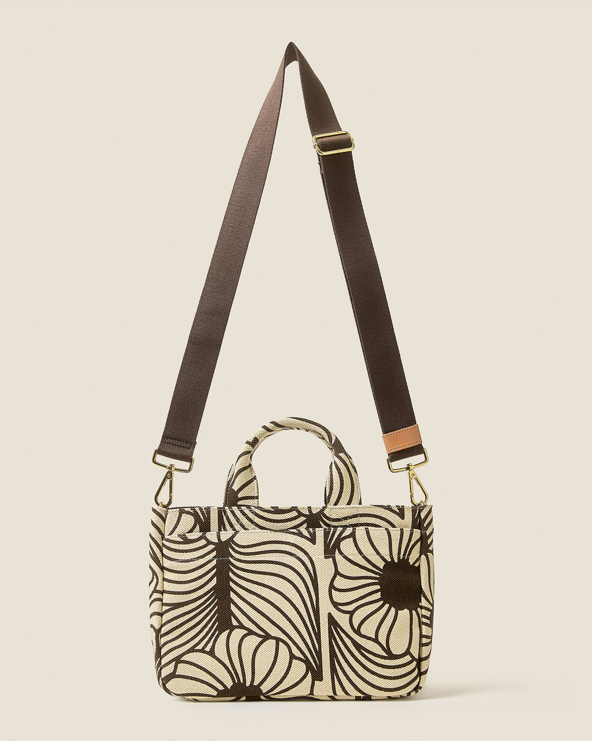 Odette Cotton Canvas Crossbody - Moonflower Desert