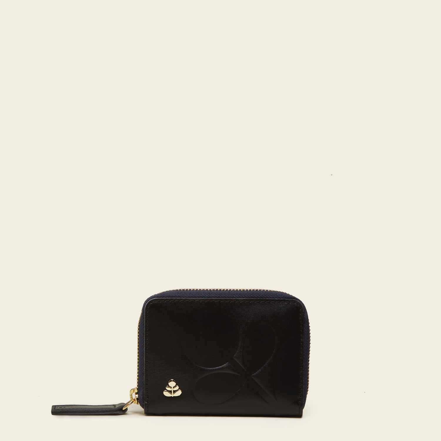 Remember Me Purse - Embossed Stem Black