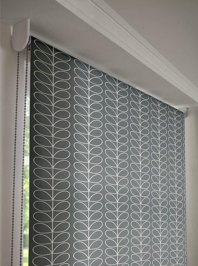 Ready Made Roller Blinds Linear Stem Silver