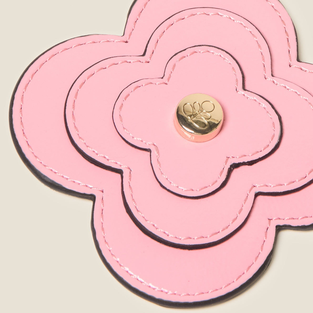 Print - Flower Applique Pink