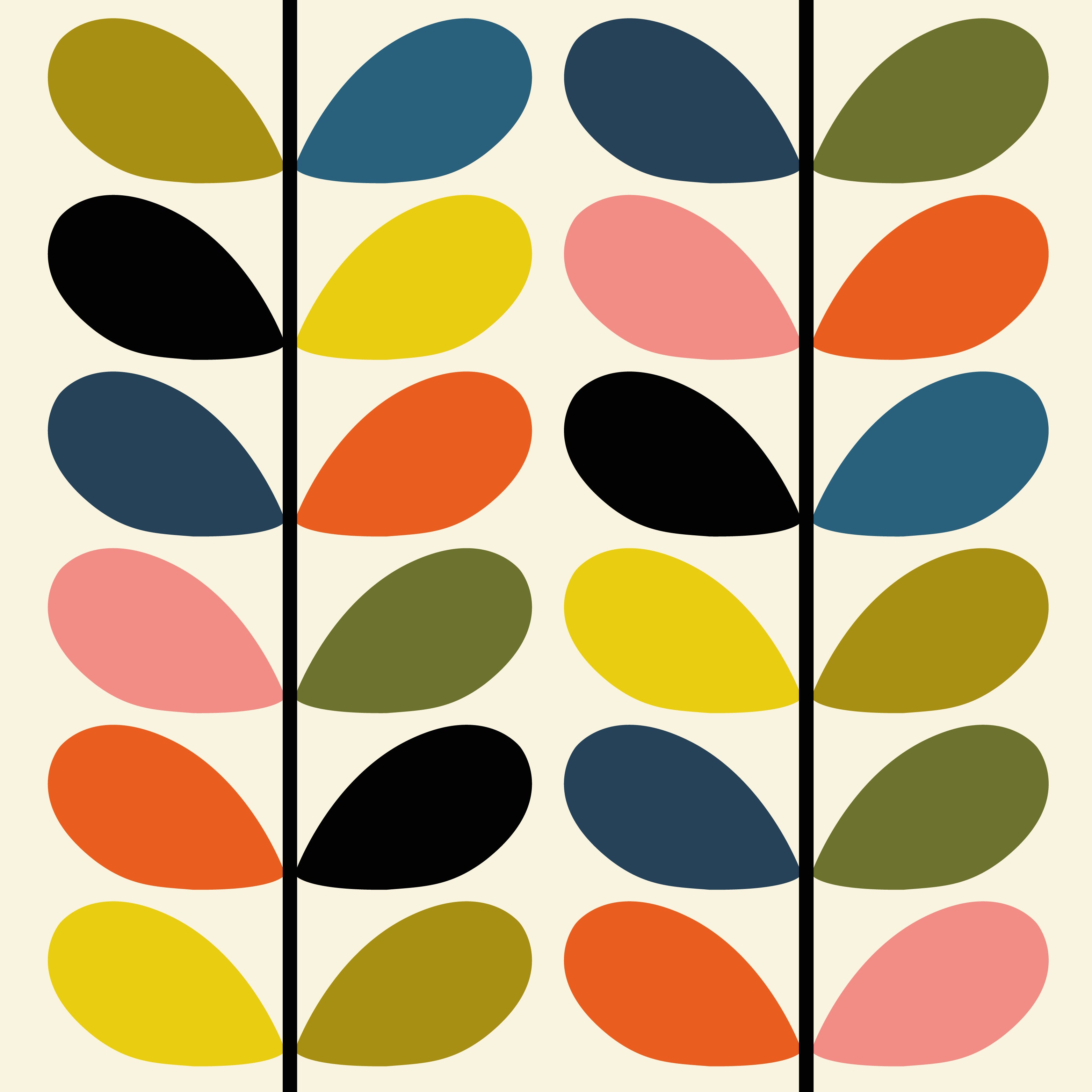 Orla Design Print - Bright Multi Stem – Tagged