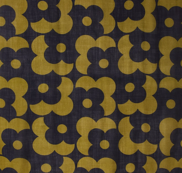 Print - Flower Shadow Spot Navy