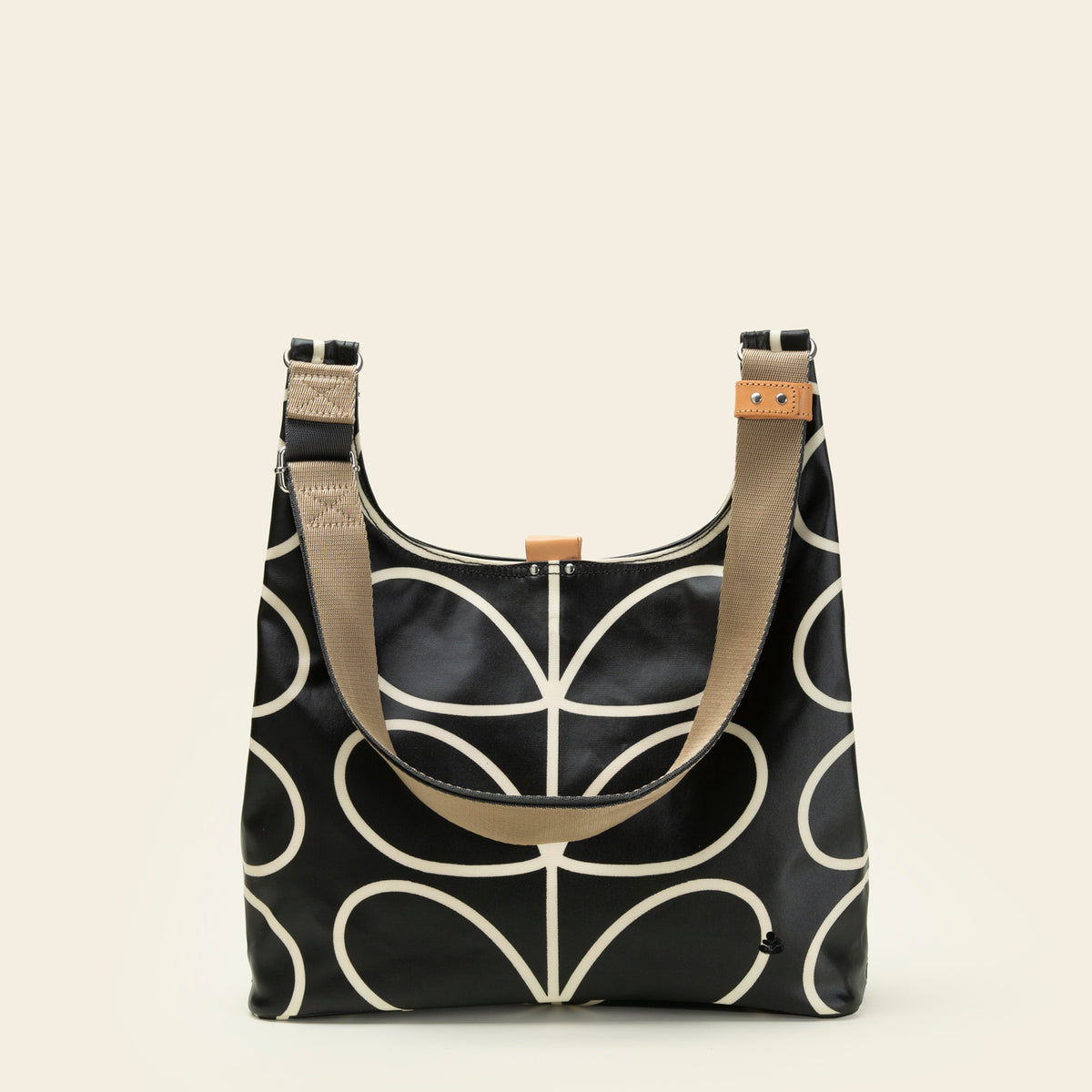 Midi Crossbody Linear Stem Liquorice