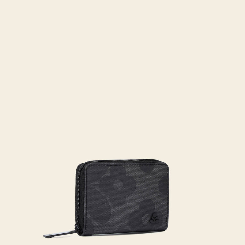 black flower lv wallet
