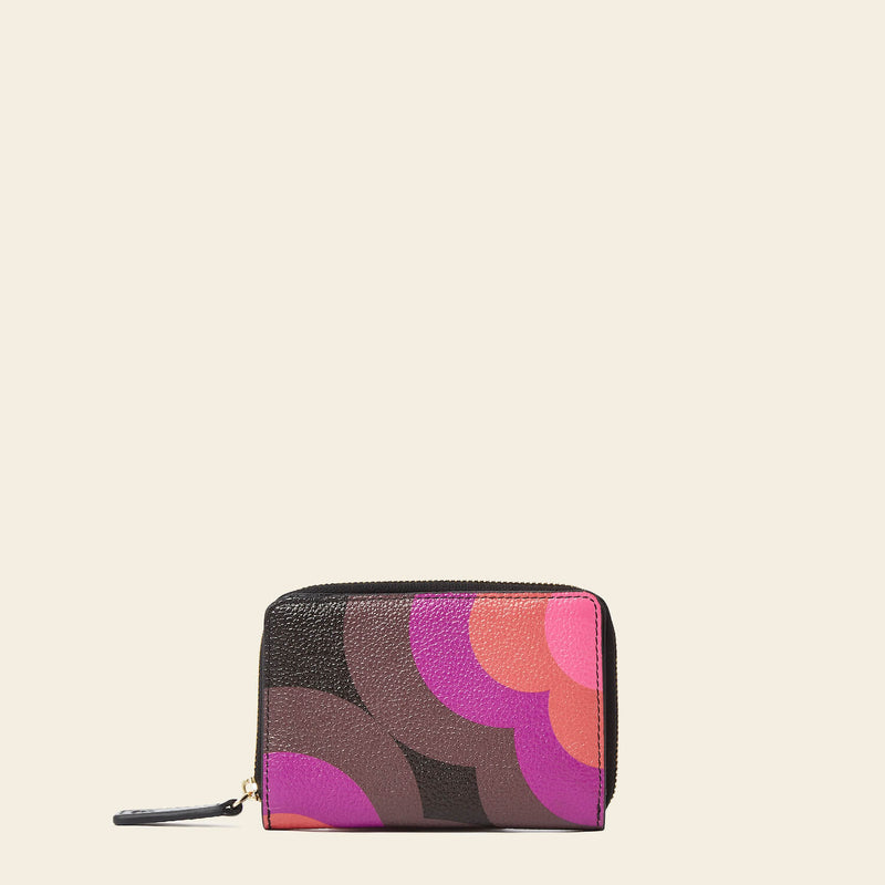 Product Image of Orla Kiely Celia Leather Wallet in Radial Flower