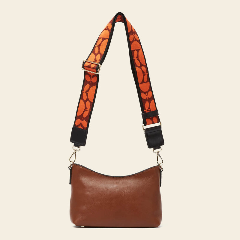Product Image of Orla Kiely Carrymin Crossbody Bag in Chestnut Spot Square