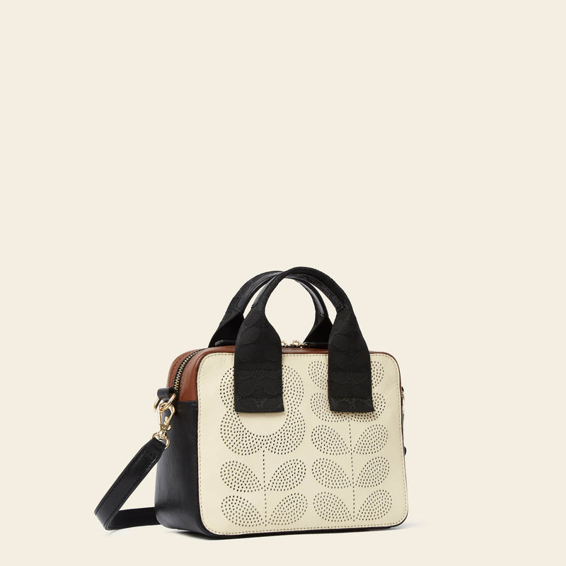 Product Image of Orla Kiely Minola Grab Crossbody Bag in Tonal Punched Flower