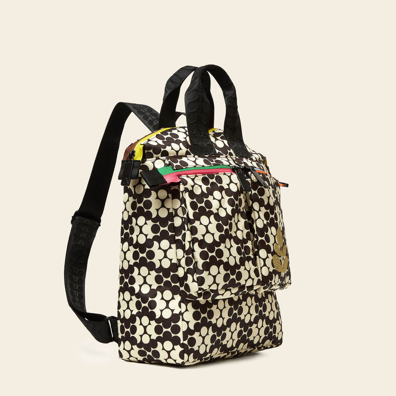 Axis Medium Backpack - Puzzle Flower Porcini