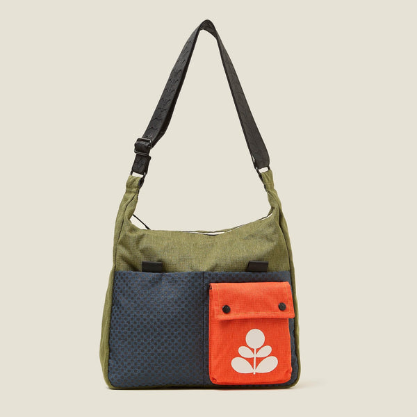 Big Hobo Crossbody - Colour Block Multi