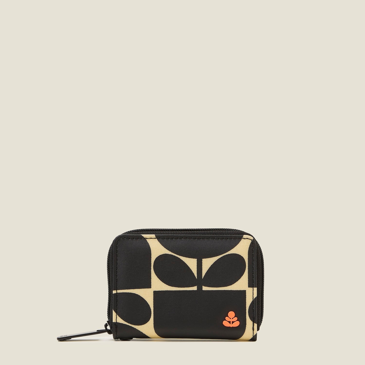 Remember Me Purse Wallet - Block Flower Monochrome | Orla Kiely