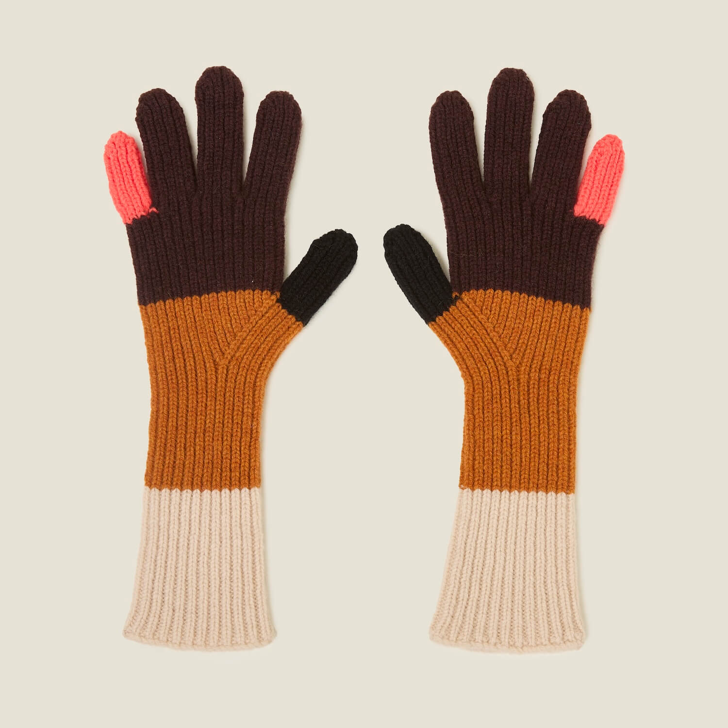Block Gloves Neon