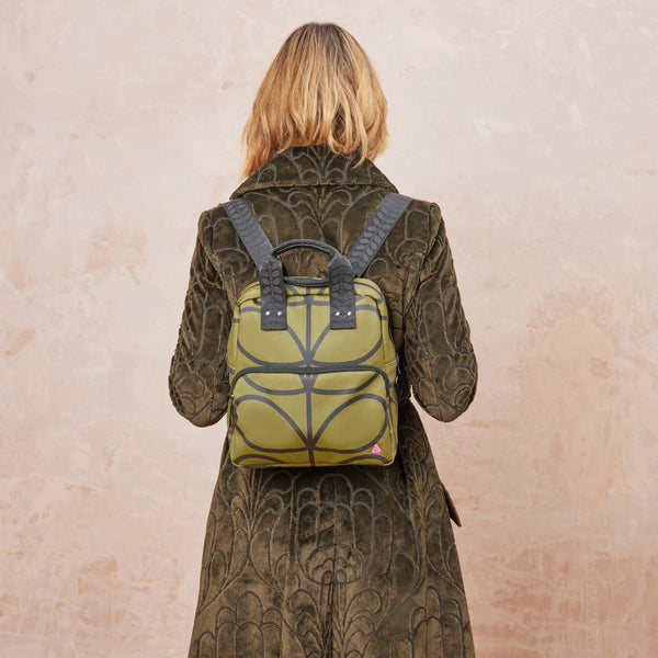 Backpacks Women s Backpacks Rucksacks Orla Kiely Tagged Laminate