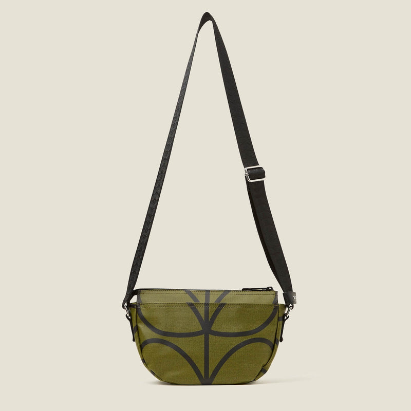 Mini Rounder Crossbody - Giant Linear Stem Olive