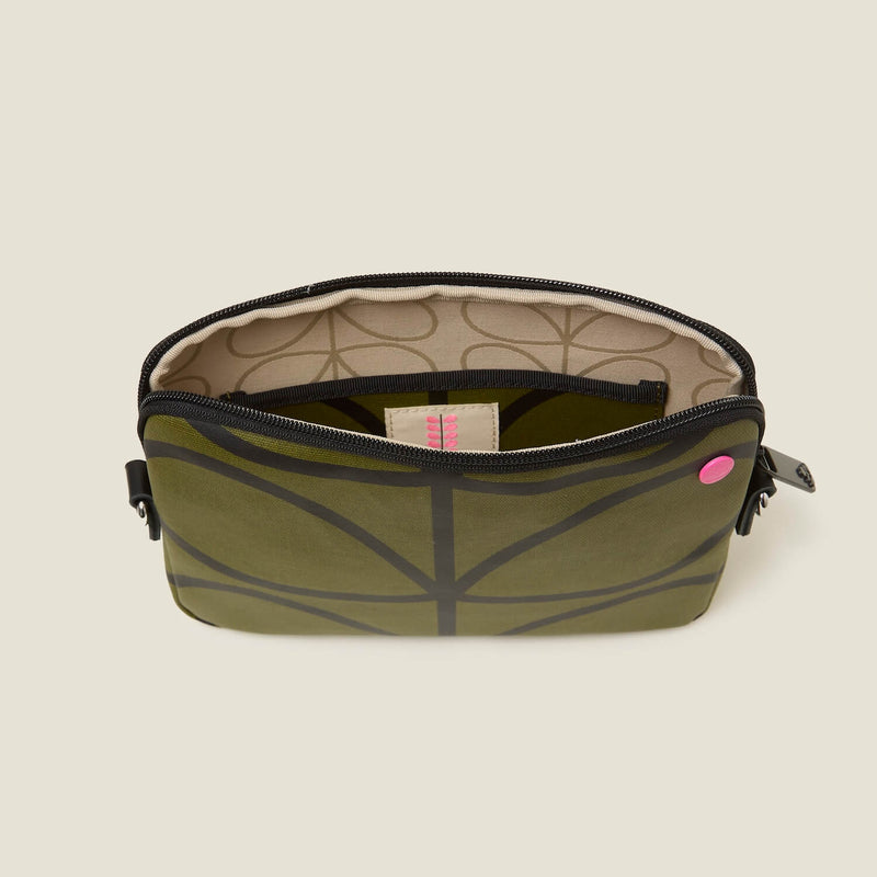 The Slim Crossbody - Giant Linear Stem Olive