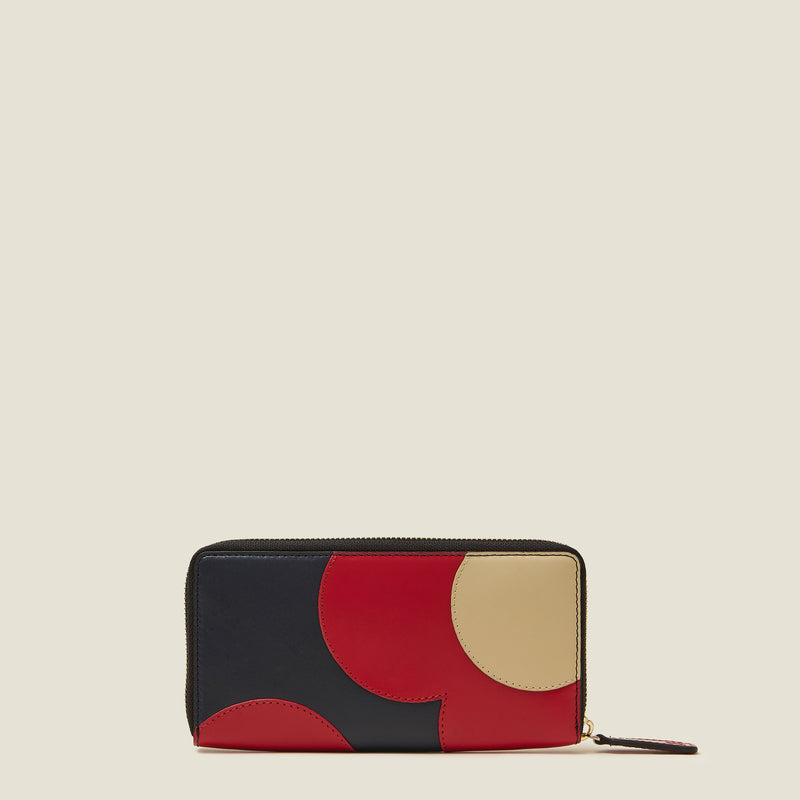 Forget Me Not Wallet Spot Flower Navy